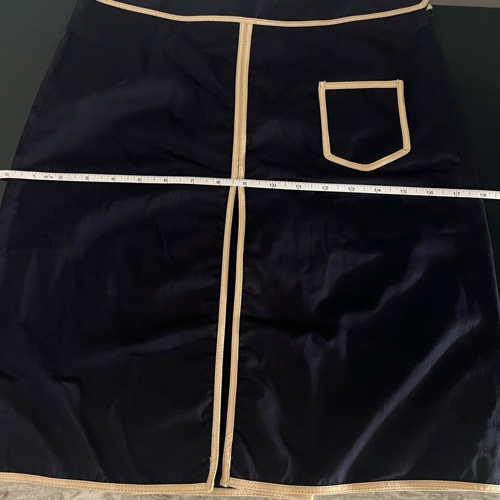 Tory Burch navy blue skirt - Picture 4 of 7